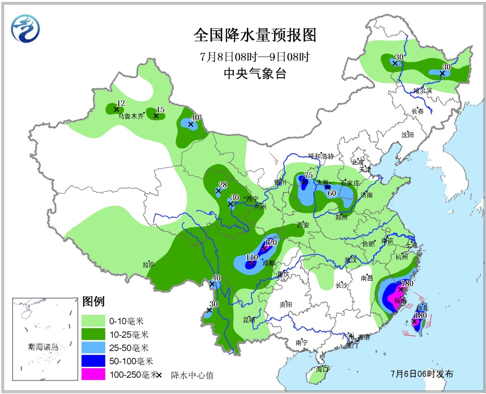 台湾未来15天天气展望，最新天气预报更新